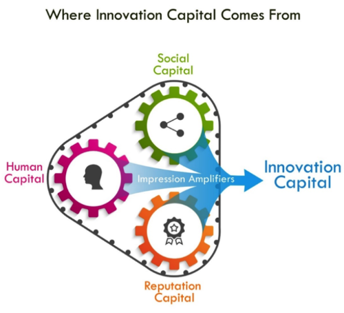 How successful is your company in building its innovation capital and resources?